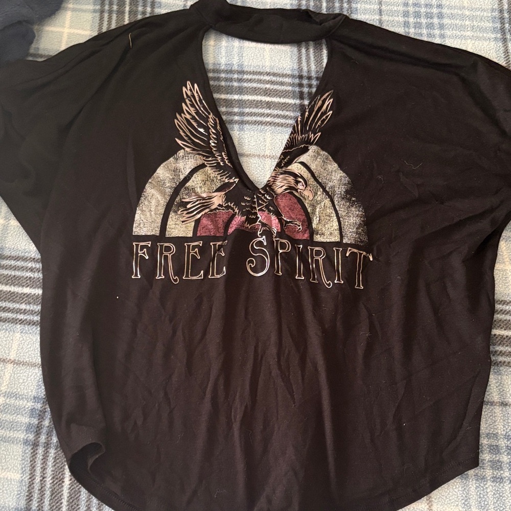 Express free spirit cut out top